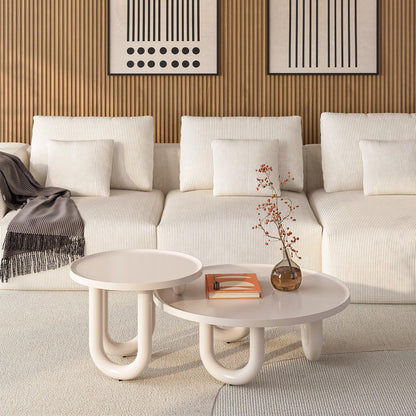 Table basse Cielo Albâtre