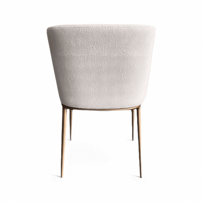 Chaise de salle à manger Jade Boucle blanche