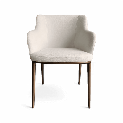 Chaise de salle à manger Jade Boucle blanche