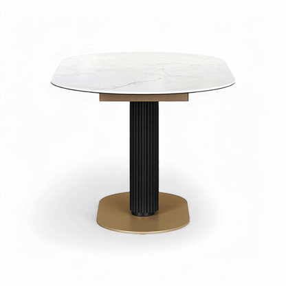 Table à manger extensible Luna blanche