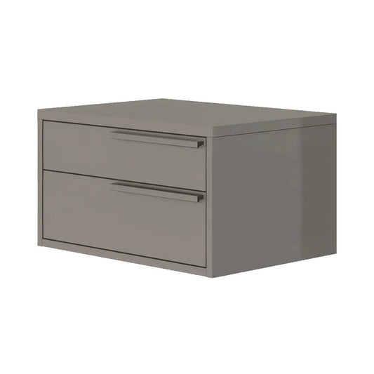 Table de chevet Monarch grise droite
