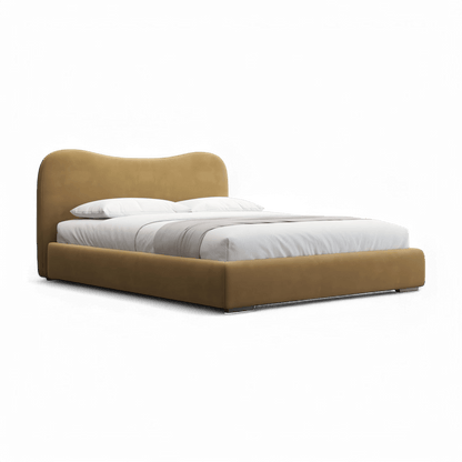 Lit Nido en velours camel