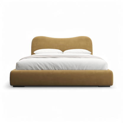 Lit Nido en velours camel