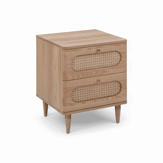 Table de chevet Frost en rotin naturel