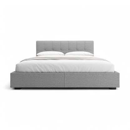 Lit en tissu Oliver gris