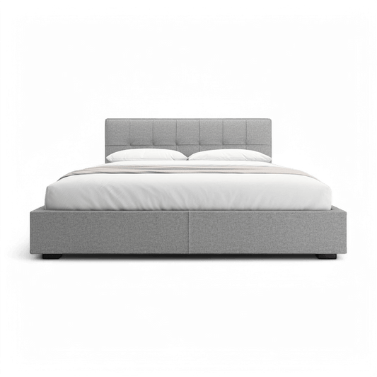 Lit en tissu Oliver gris