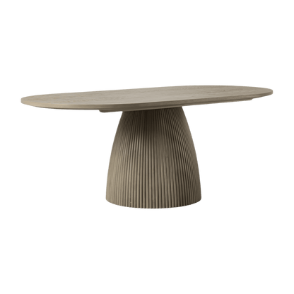 Table à manger rectangulaire Oxford en chêne gris