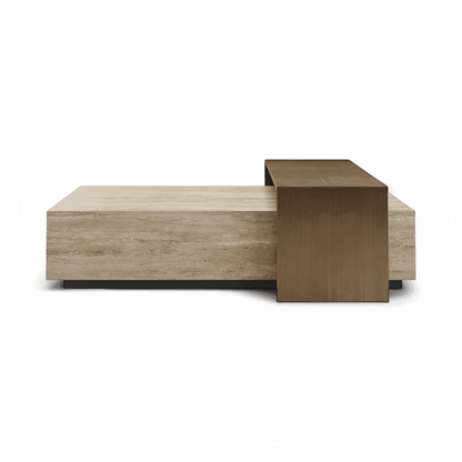 Table basse Roma en travertin