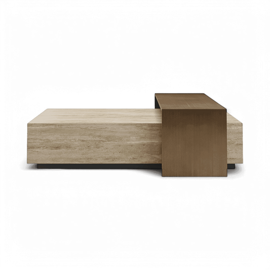 Table basse Roma en travertin