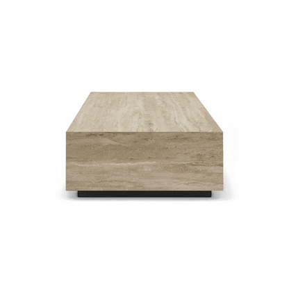 Table basse Roma en travertin