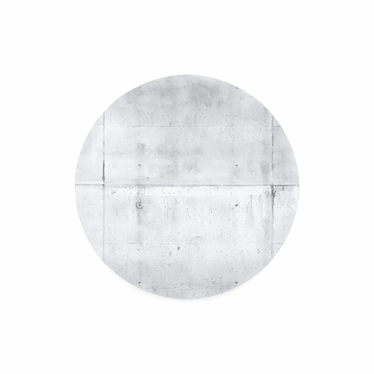 Insert de set de table Couture rond en béton