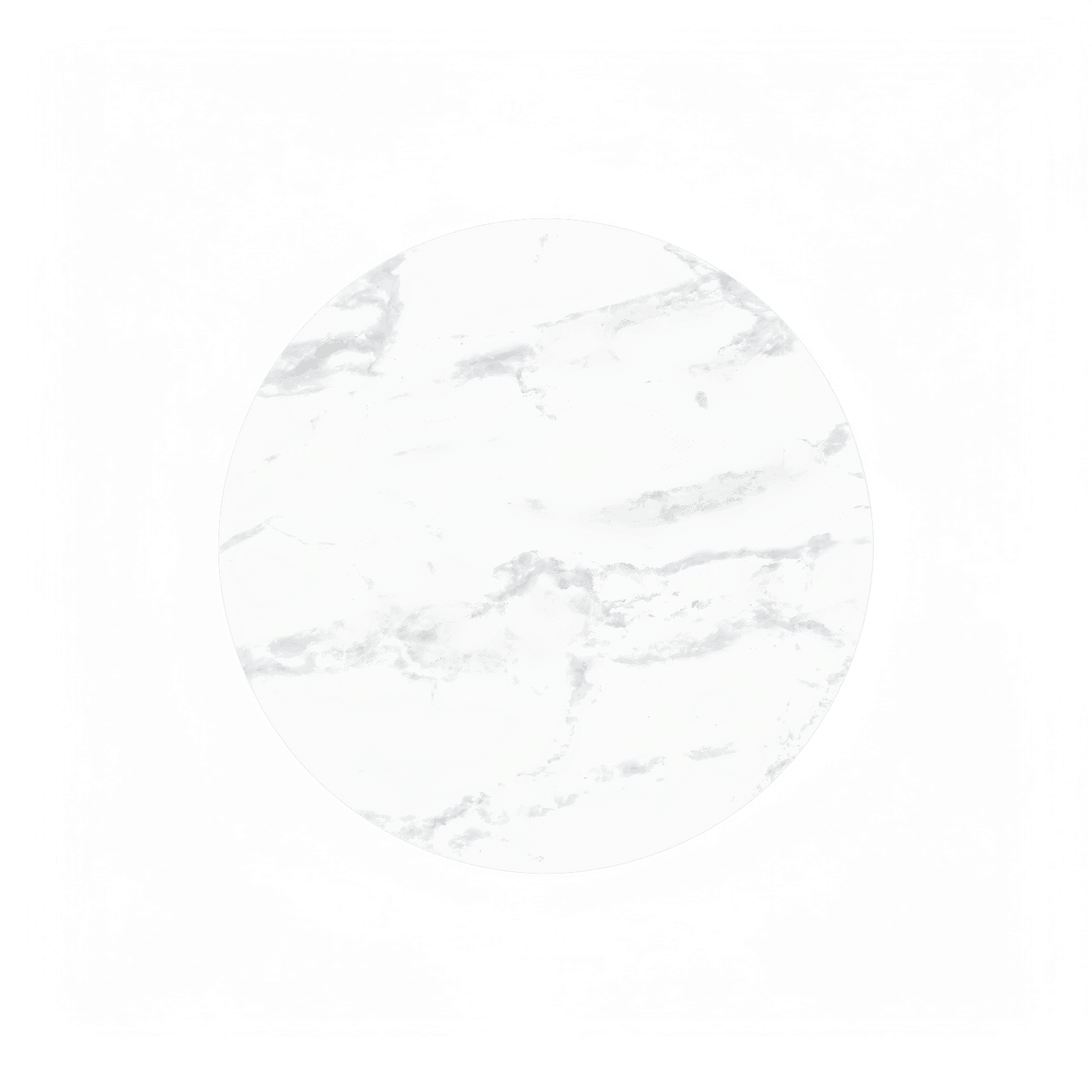 Insert de set de table Couture rond en marbre