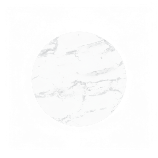 Insert de set de table Couture rond en marbre