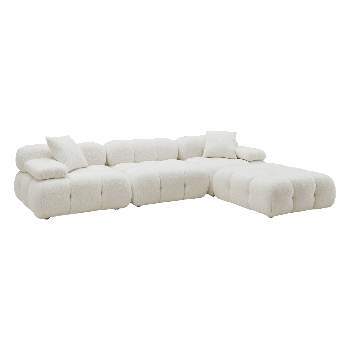 Canapé modulable 4 pièces Solace Off White