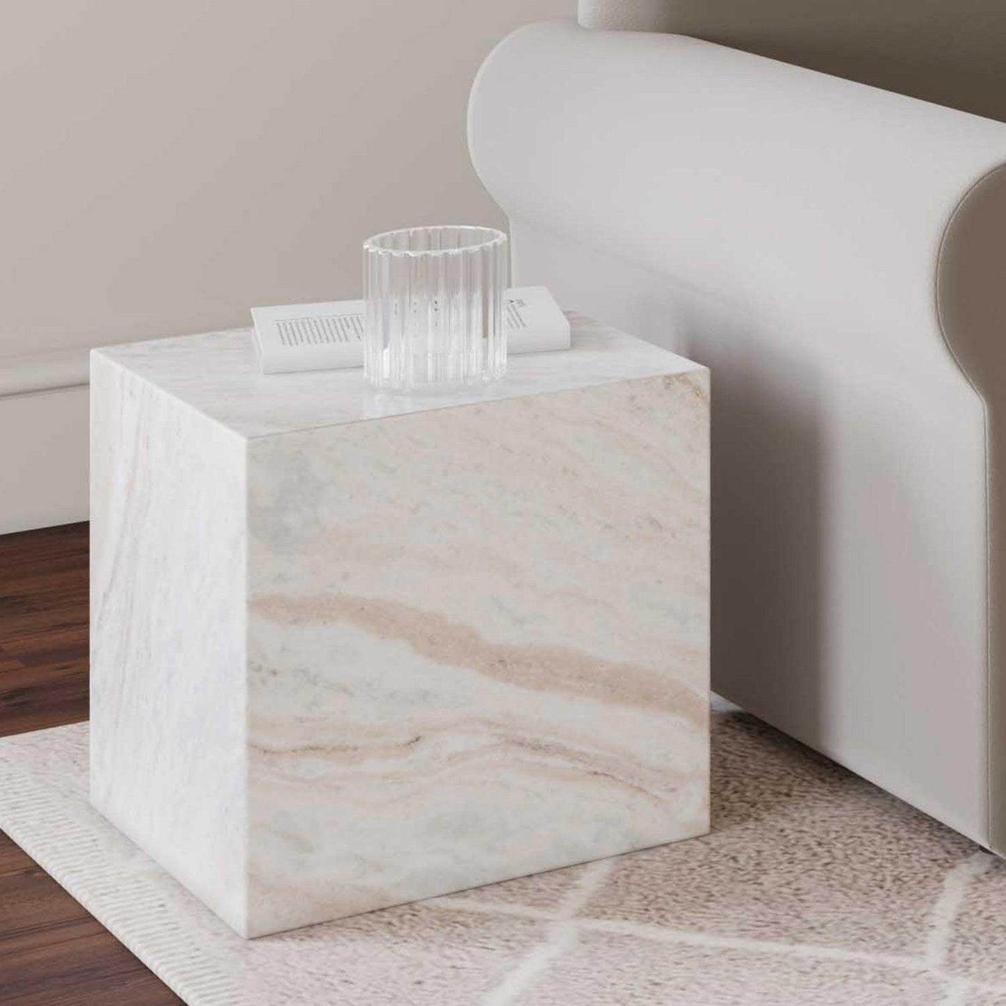 Table d'appoint en marbre Vittoria