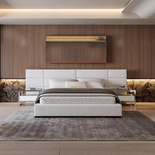 William Bed White